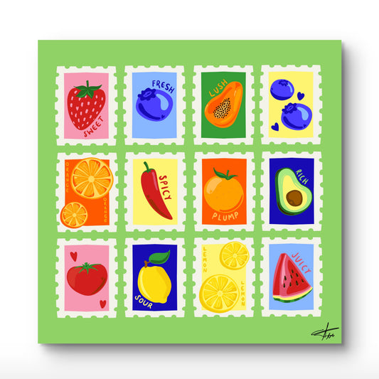 Square Stamp Collection
