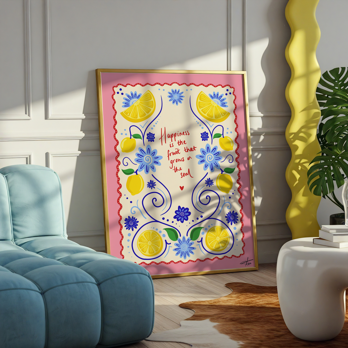 Happiness is the fruit