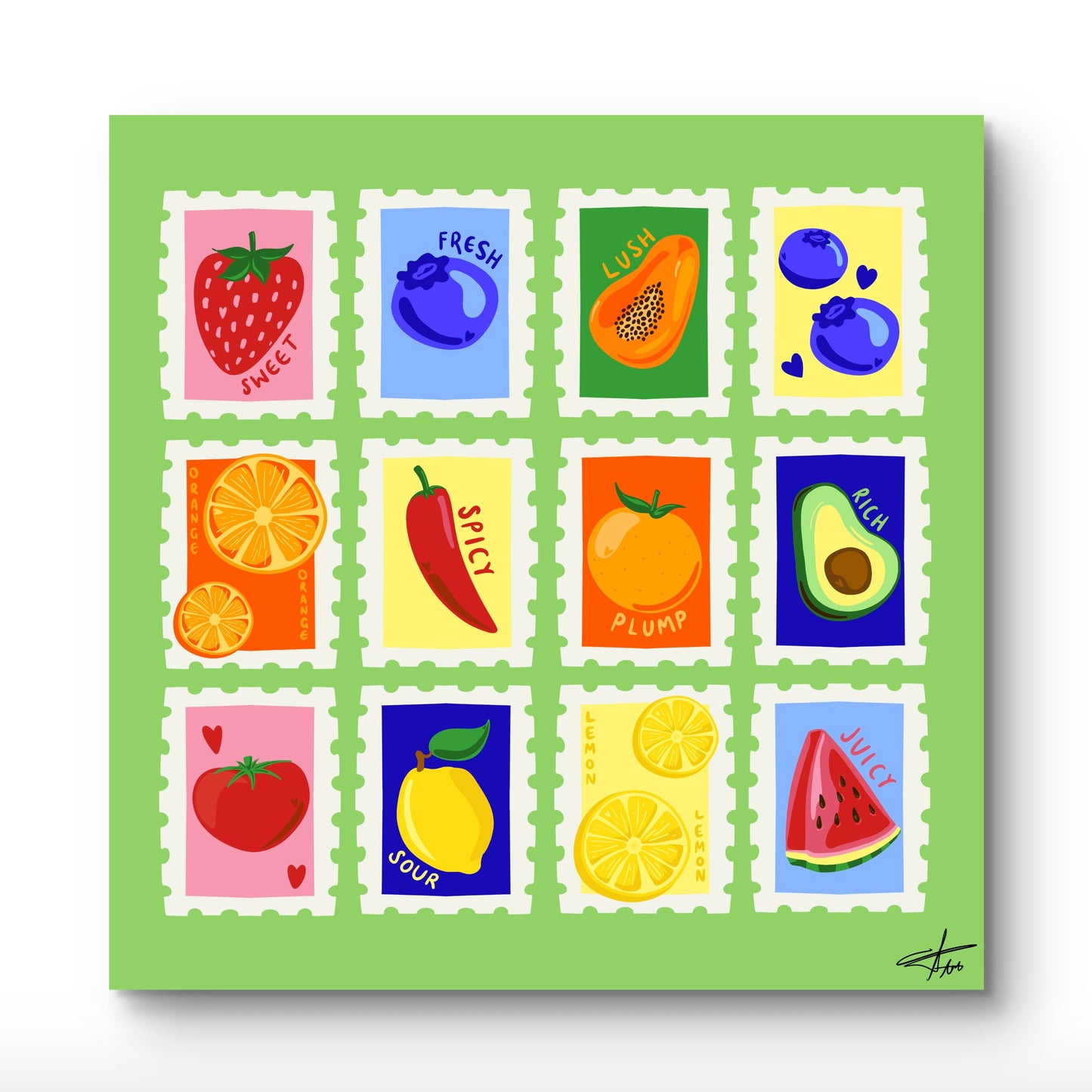 Square Stamp Collection