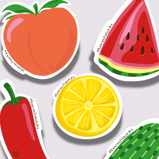 Waterproof Fruit Stickers