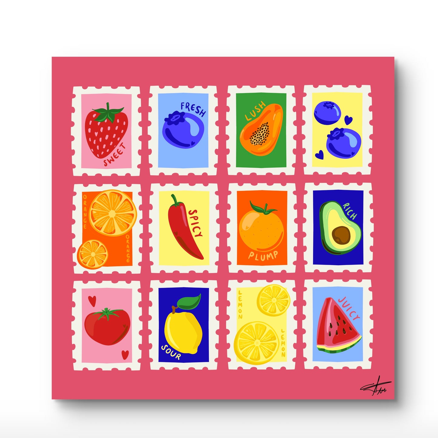 Square Stamp Collection